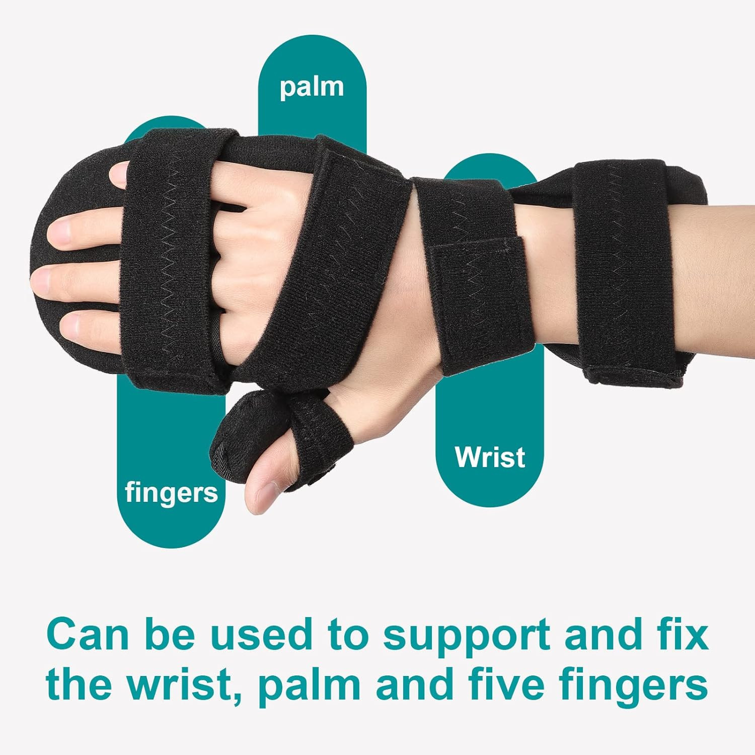 Stroke Hand Splint Wrist Brace Night Immobilizer Finger Stabilizer New