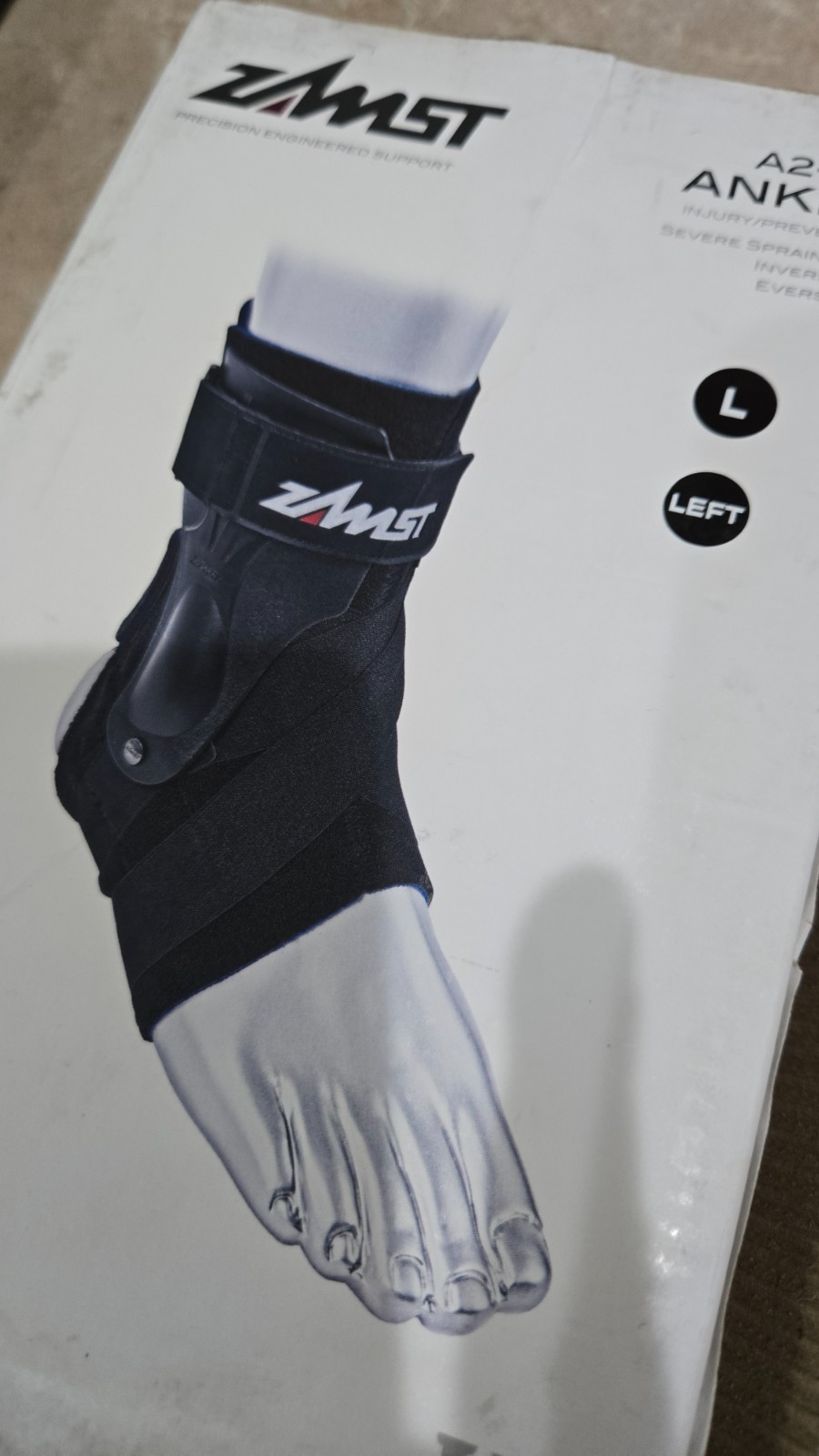 Zamast A2 DX left ankle support