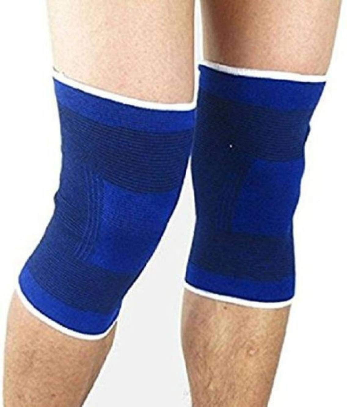 Blue Knee Support Protector for Men and Women Multi Use Sports Cricket, Badminto