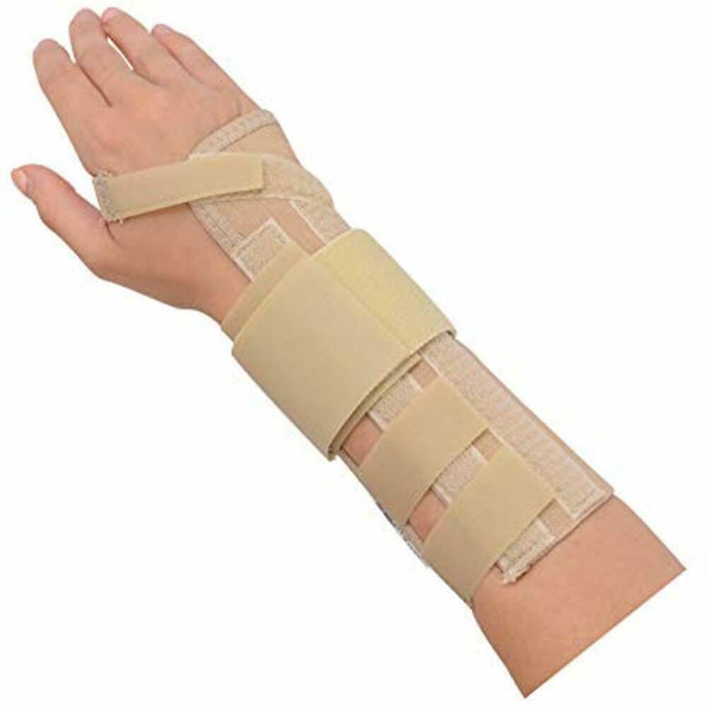 AlignRite by Rolyan Long Wrist Support With Wrap-Around Wrist Strap Right, Small
