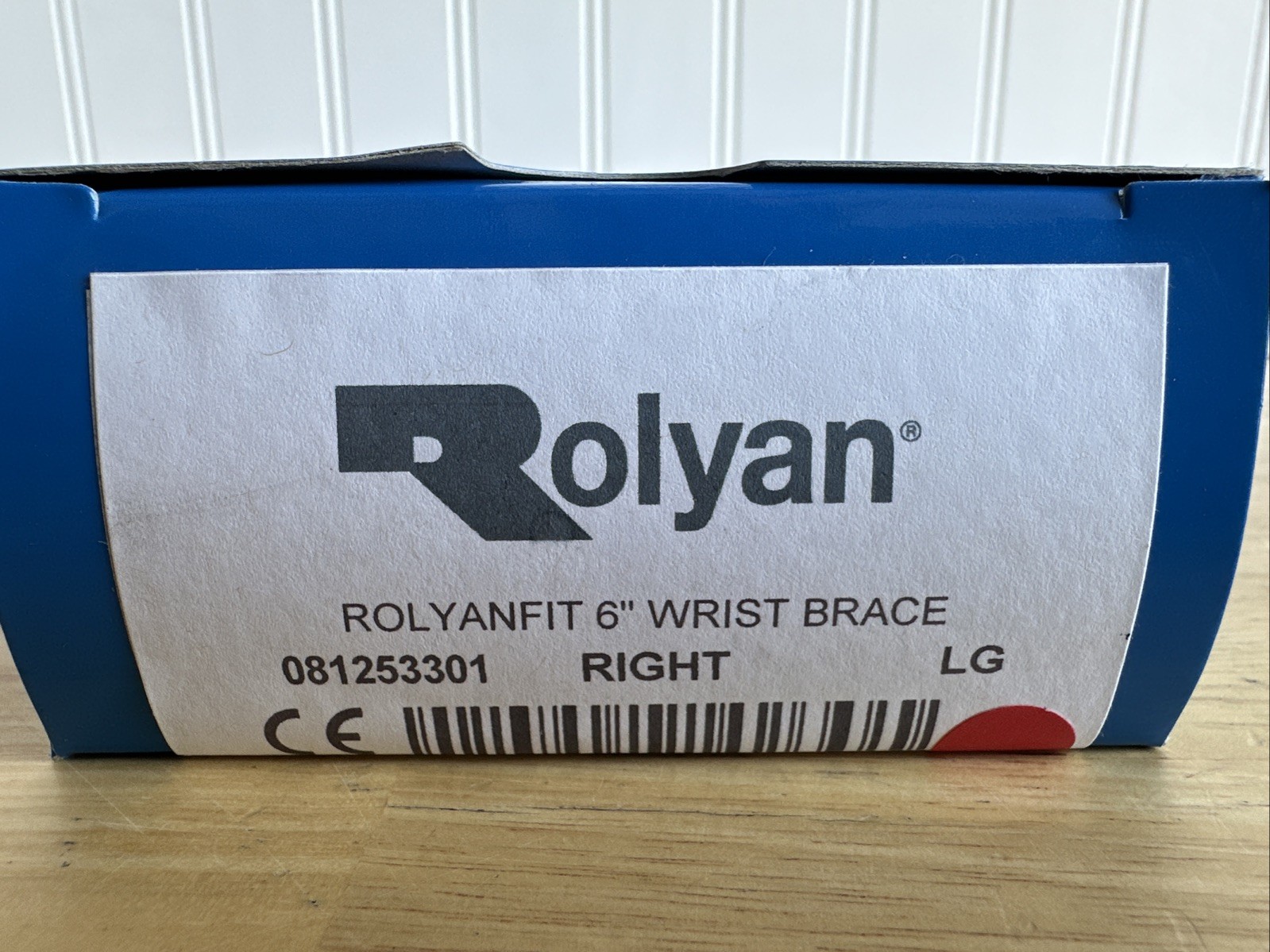 RolyanFit 6’ Wrist Brace Right Handed Size Large