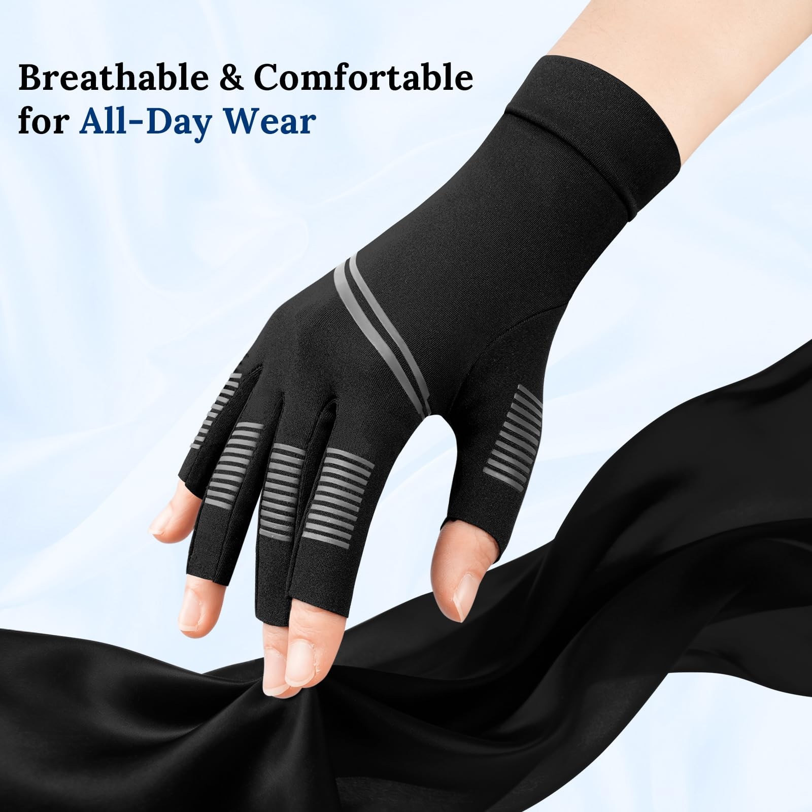 Vlela Arthritis Compression Gloves for Women Men|Finger Extension|1 Pair | Al…