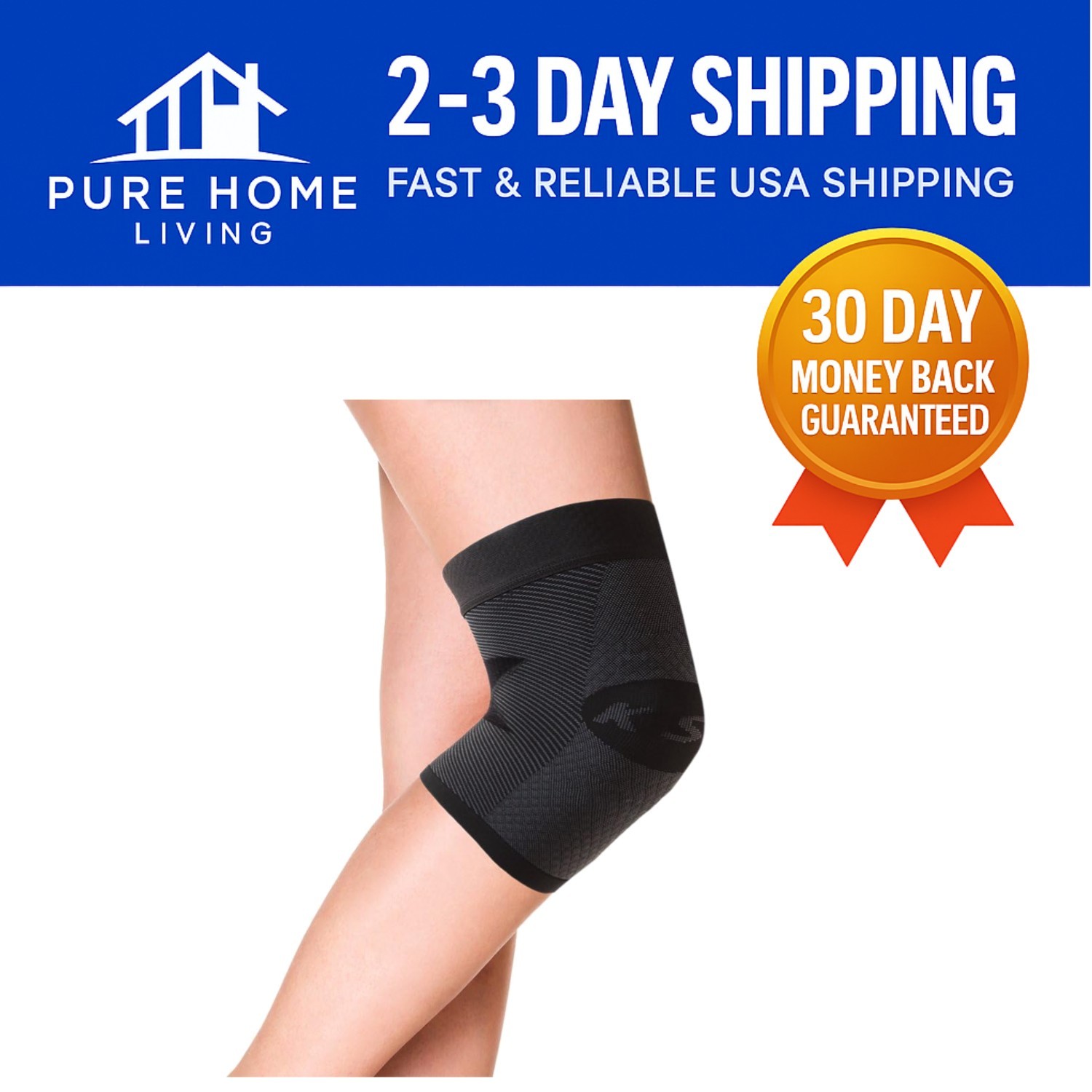 Unisex Medical Grade Compression Knee Brace for Injury Recovery & Pain Relief