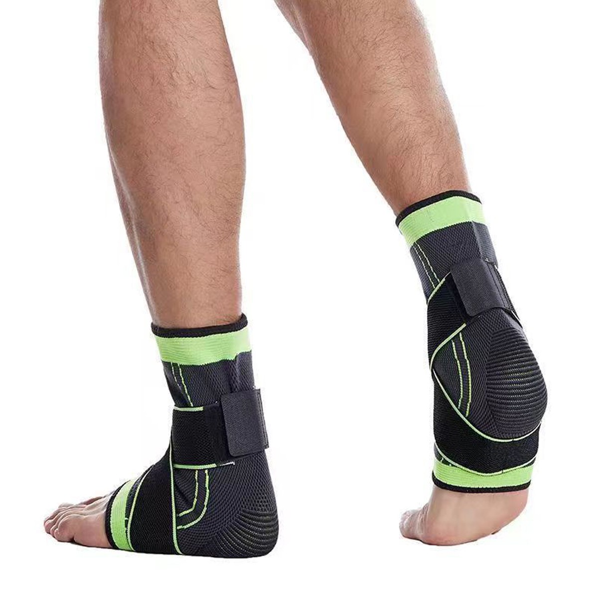 Ankle Brace Adjustable Support Compression Sleeve Socks Wrap Foot Fasciitis Pain