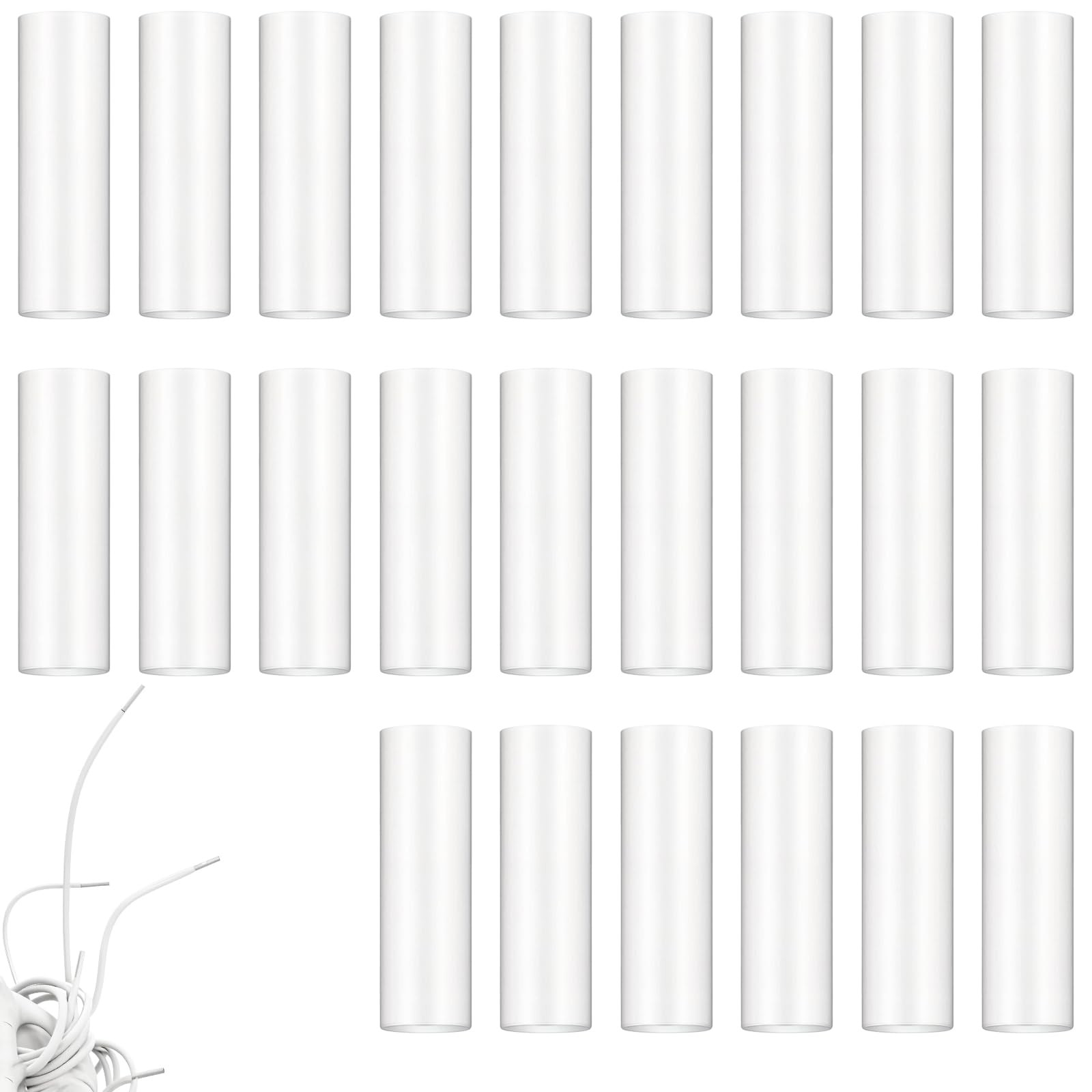 Bremorou Shoe Lace Ends Tips 100 Pcs Clear Aglets For Shoelaces Sneaker Heat …
