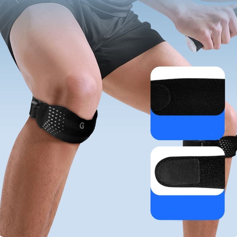 Two Silicone supported Knee Supports Providing Comfort For Joint Relief