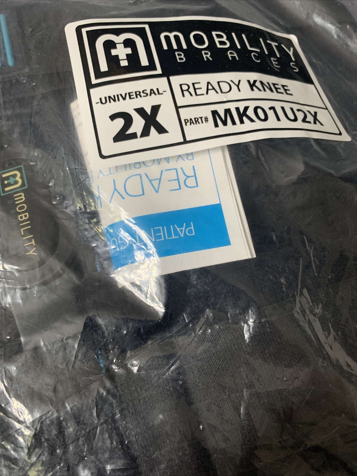 Mobility Braces – Ready Knee – Brace Black Size 2X Universal – MK01U2X