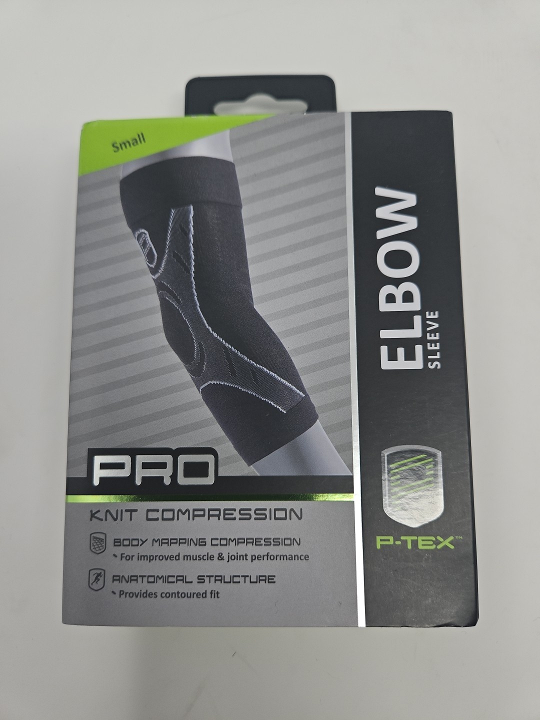 NEW P-TEX ELBOW SLEEVE COMPRESSION PROTECTION SMALL 8.5-10” P-TEXE200