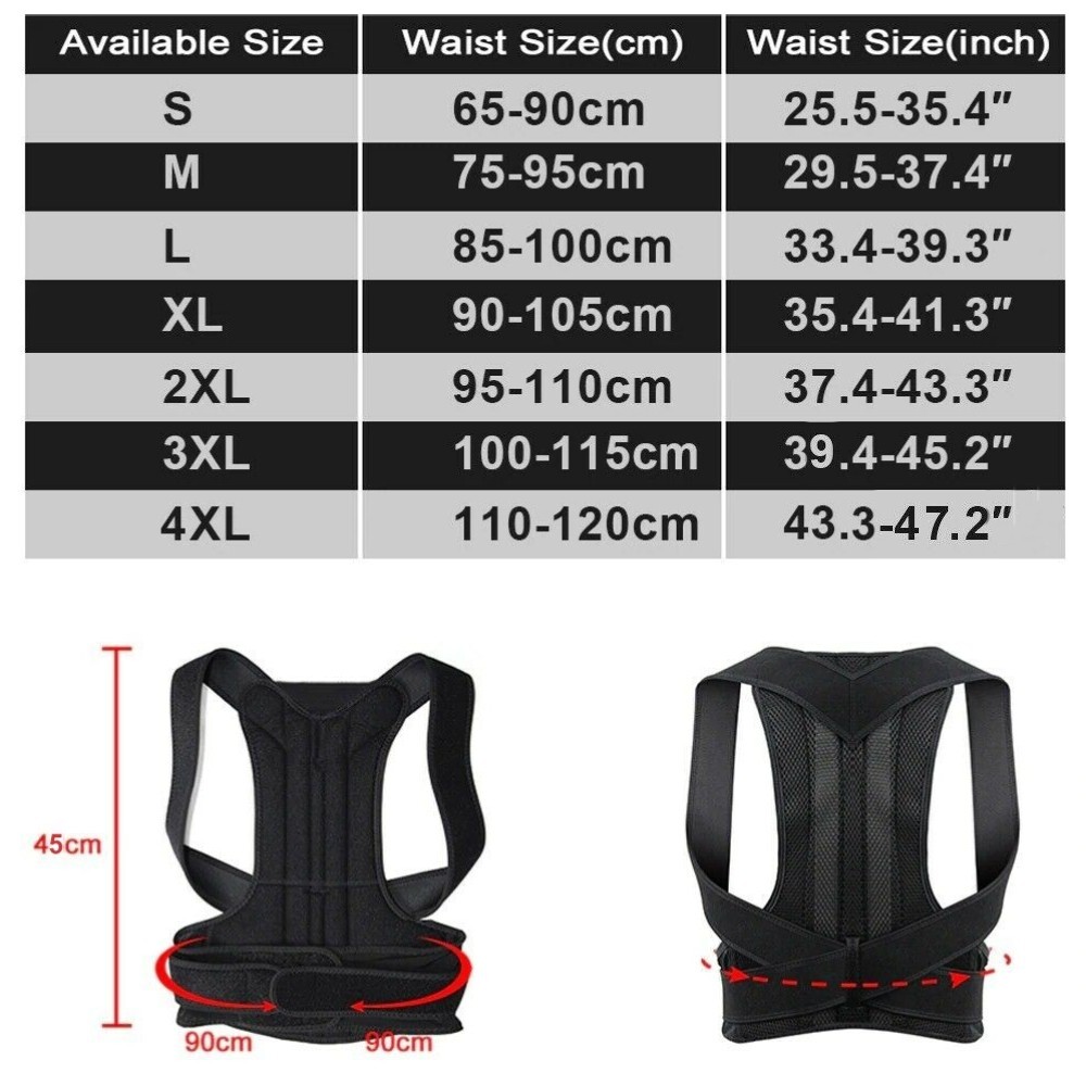 Heavy Lifting Back Support Belt Adjustable Posture Corrector Secure Safety Work