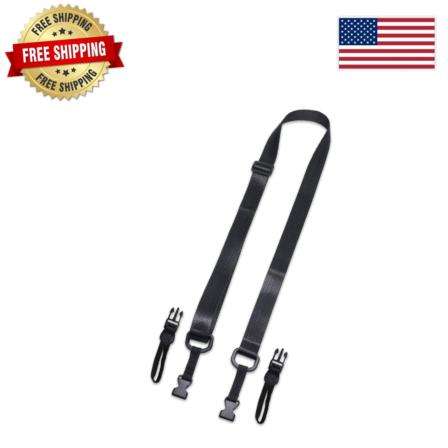 Comfortable Black Shoulder Strap with Removable Design for Ultimate Flexibility
