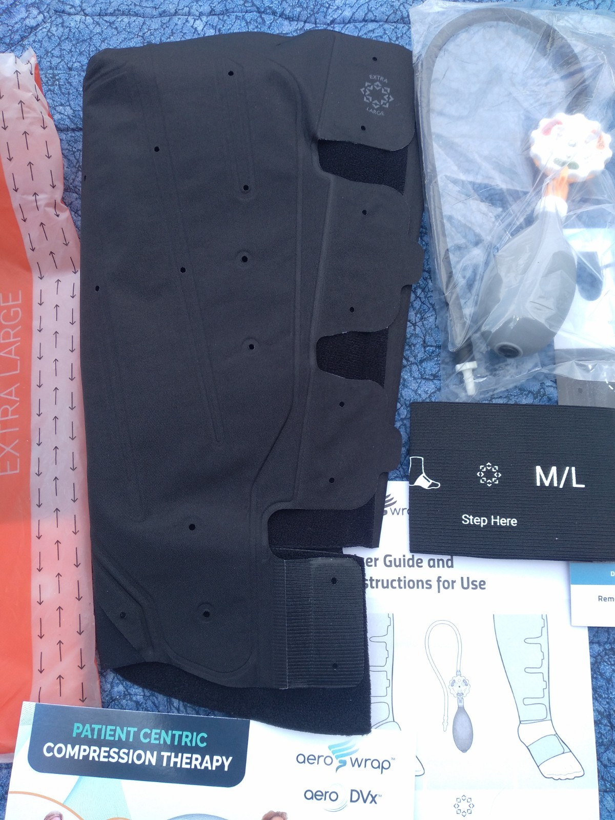 Sun Scientific Aero-Wrap Gradient Compression Unilateral XL Extra Large Flex
