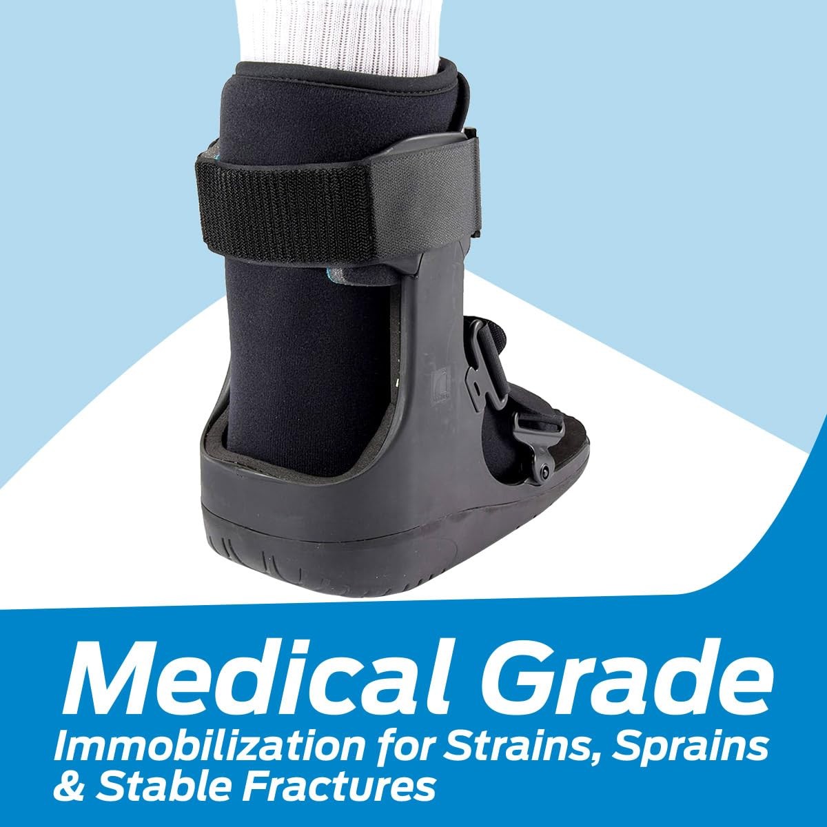 Ossur Formfit Walker Boot Small Low Top Black Medical Grade Immobilization