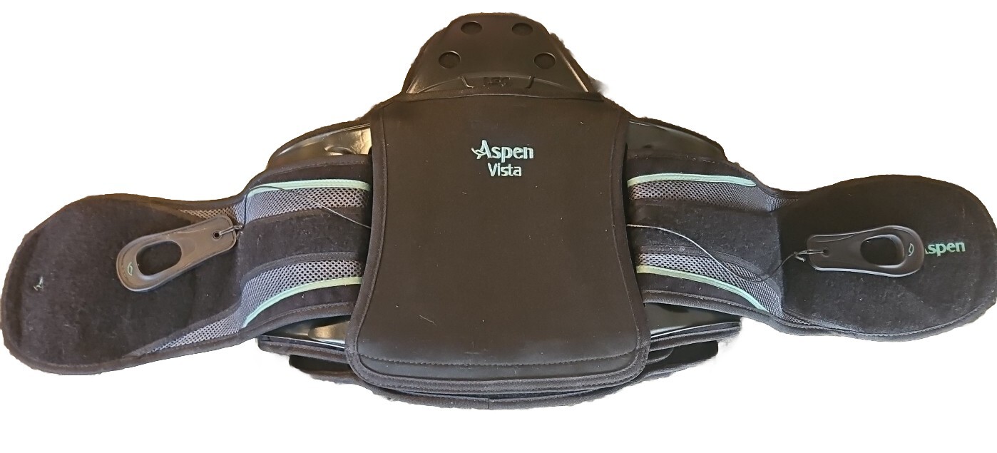 ASPEN 637 VISTA BACK BRACE LSO LOWER SPINE ADJUSTABLE XS-LG IMMOBILIZATION