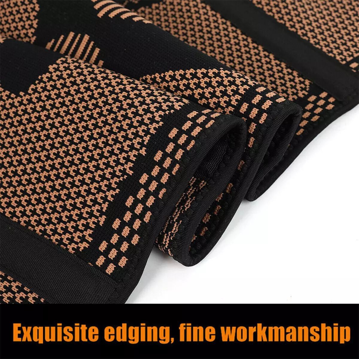 Fitness Copper Lumbar Waist Support Brace Belt Lower Back Pain Relief Gym Indoor