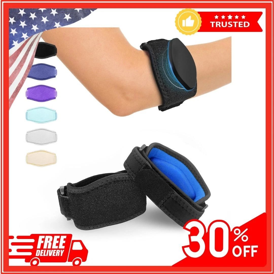 Tennis Elbow Brace (2 Pack) for Tendonitis, Forearm Brace Support Band