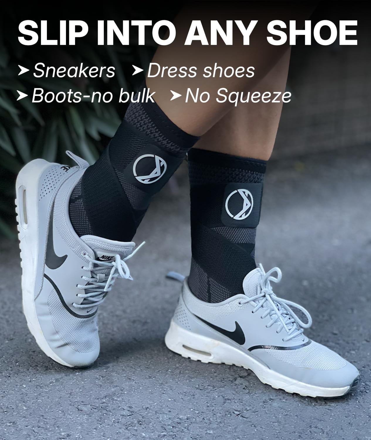 X-Large Ankle Compression Sleeve for Plantar Fasciitis Relief – Unisex Support