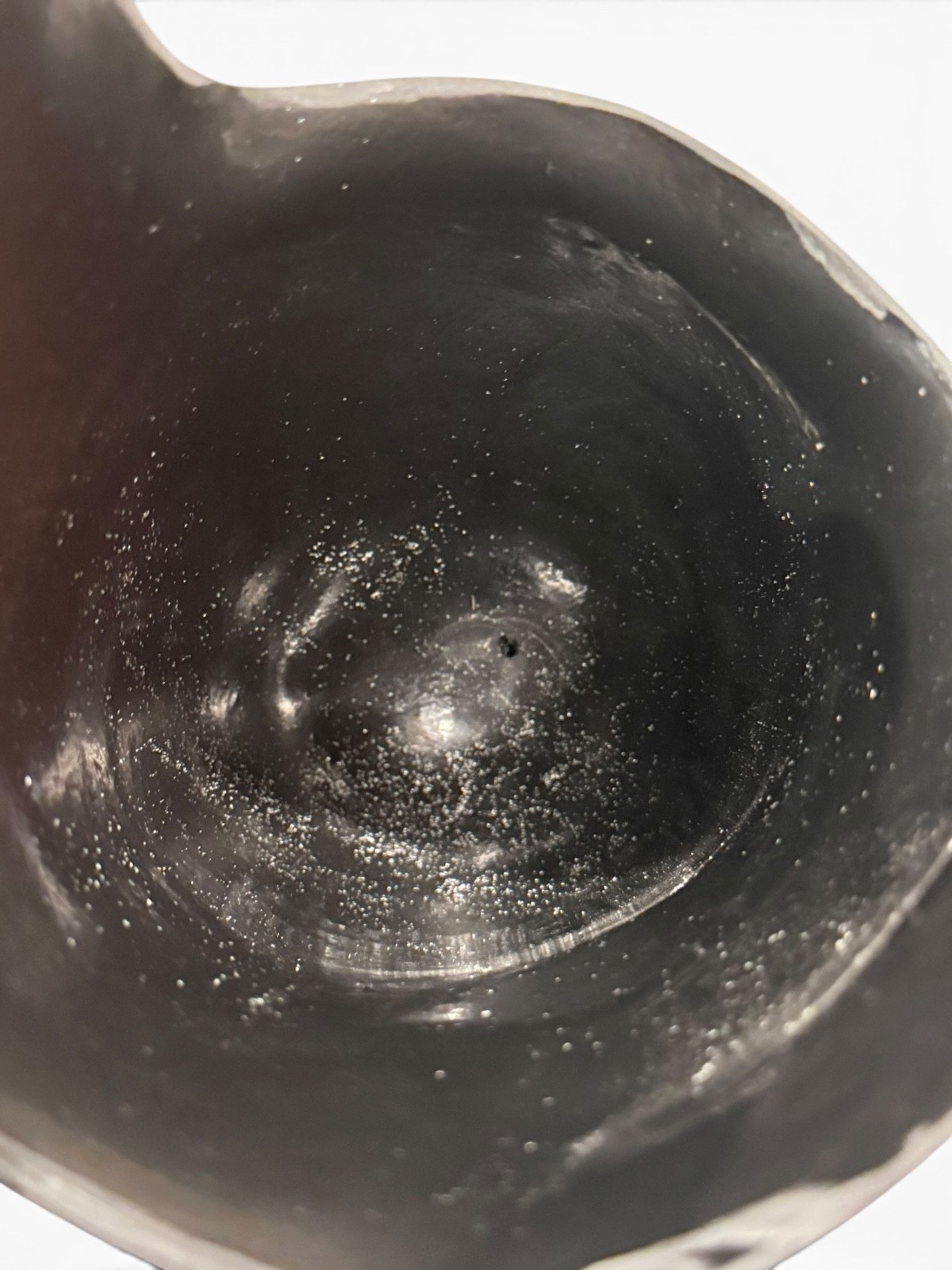 Right below the knee prosthetic socket. Not for medical use.