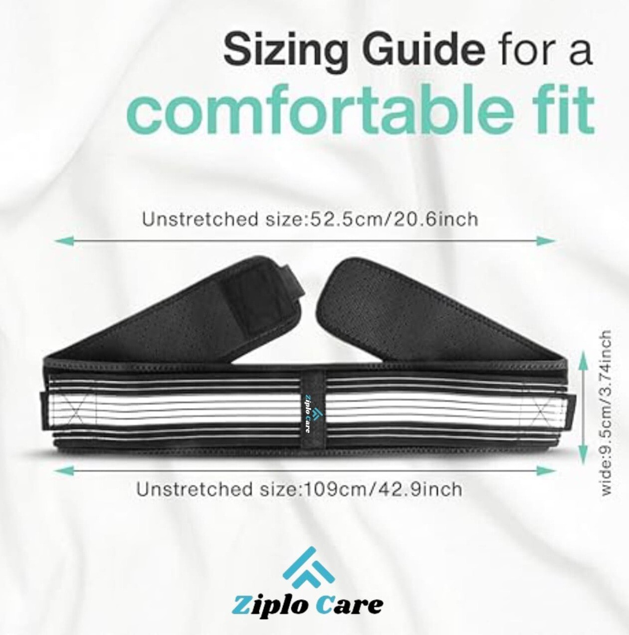 Ziplo Care Sacroiliac Support SI Loc Hip Belt for Men and Women Posture Support