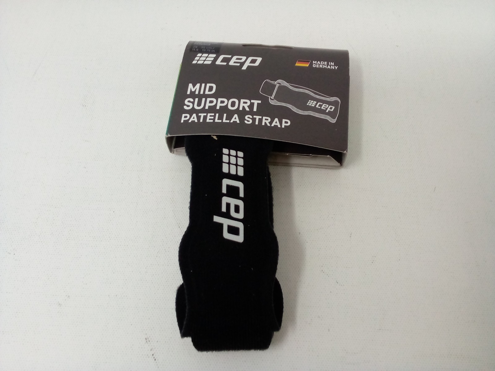 Cep Mid Support Patella Strap Small Black Unisex Adjustable 11.5 to 14.75 in.