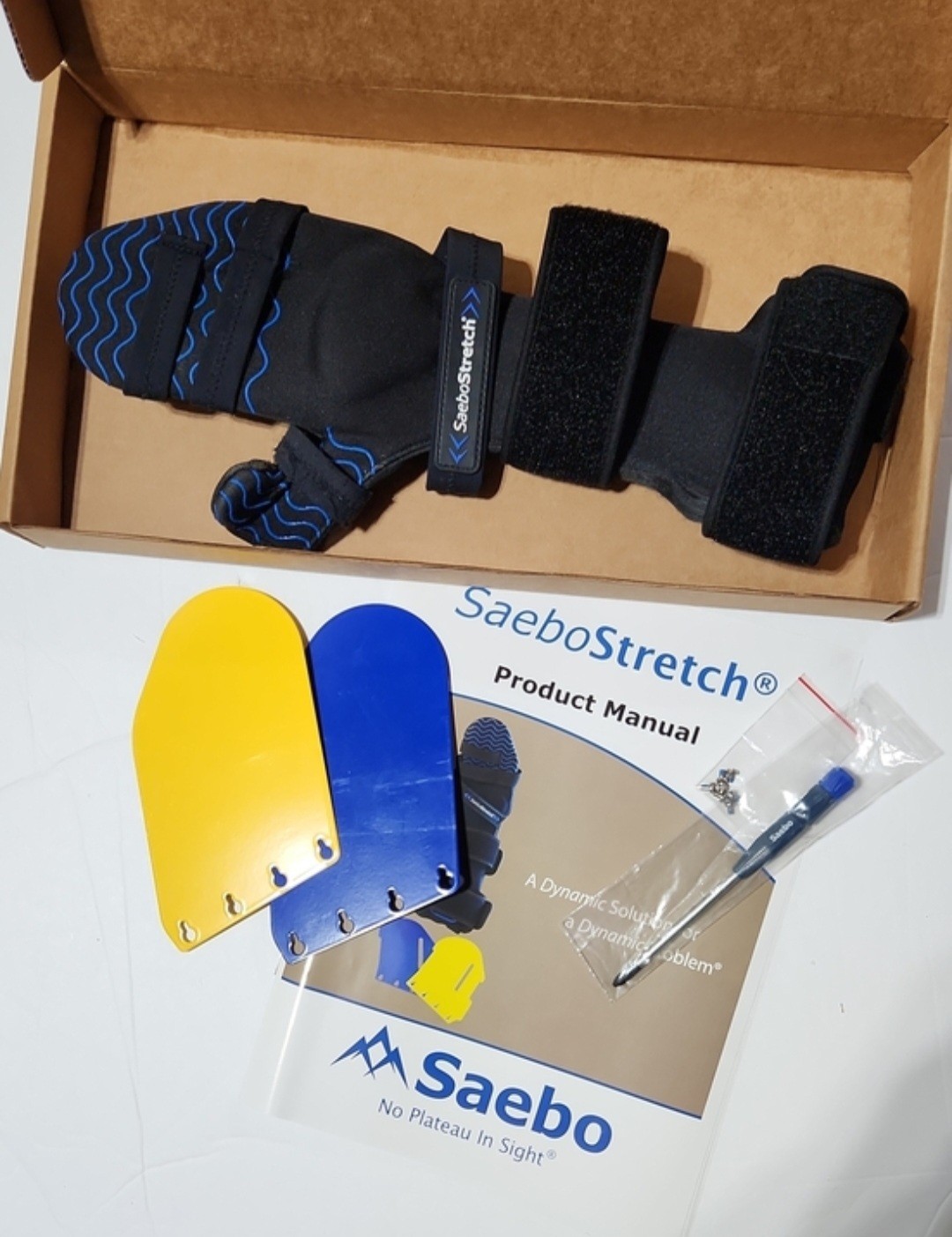 SaeboStretch Dynamic Resting Large Right Hand Splint Brace