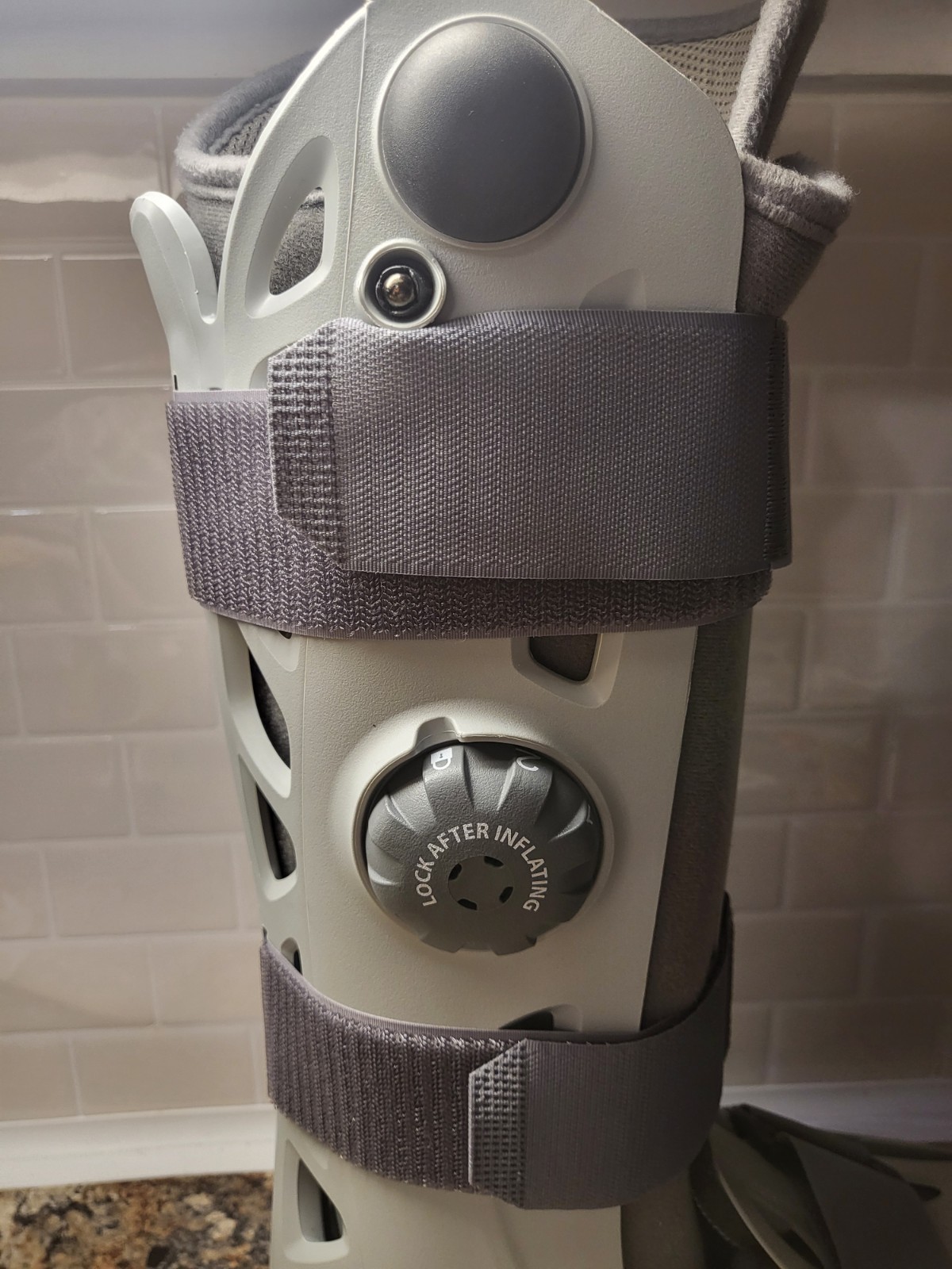 Aircast Softstrike Air Pump Walking Boot, Cast for Broken Sprained Ankle, Large