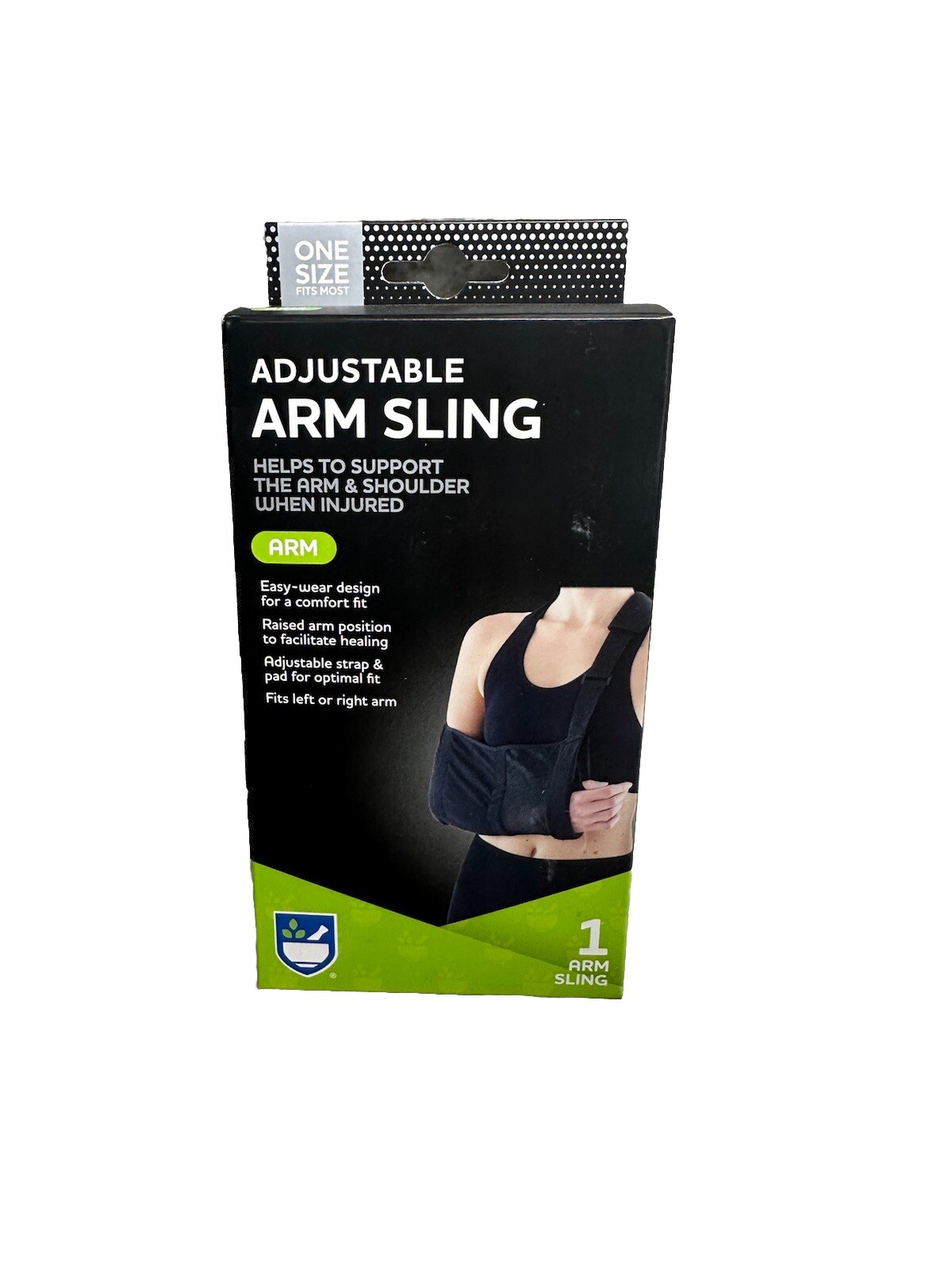 New ~~~ Adjustable Left Or Right Arm Sling Comfort Fit One Size Support