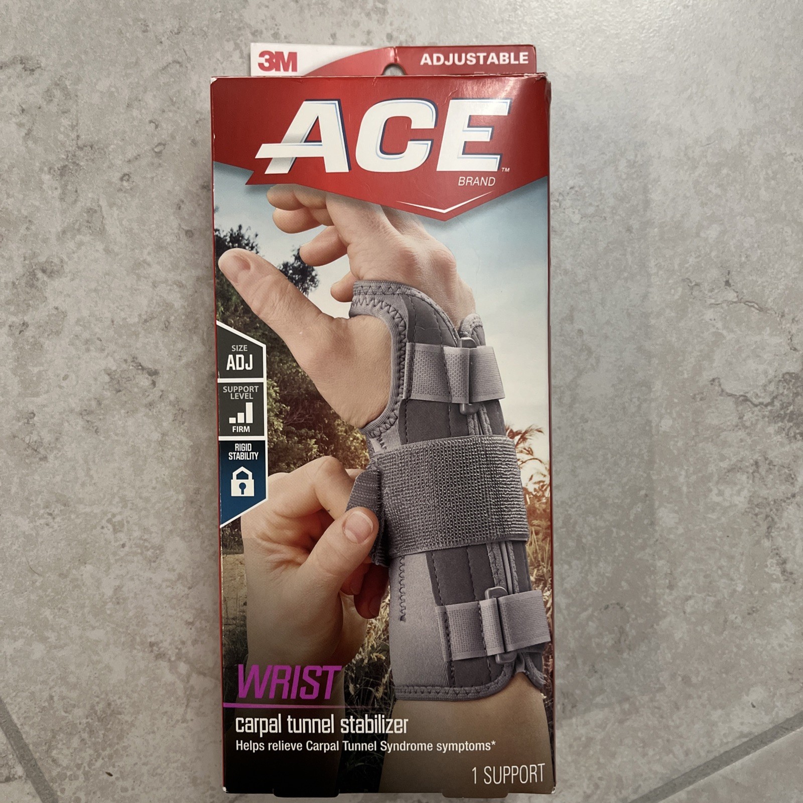 ACE Wrist Stabilizer RightHand Helps Relieve Carpel Symptoms Tunnel USED CLEAN