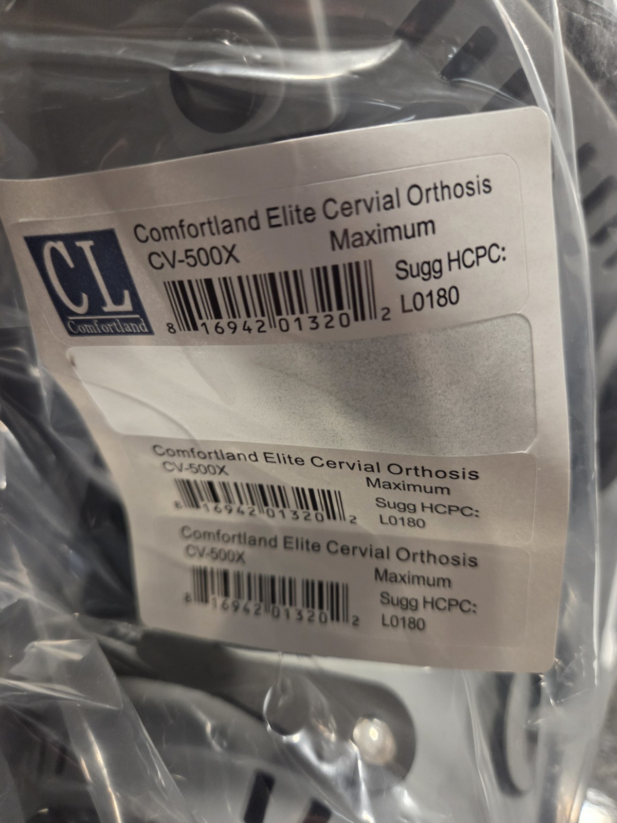 Cervical Collar Comfortland Elite Cervical Orthosis CV-500 Maximum Neck Brace