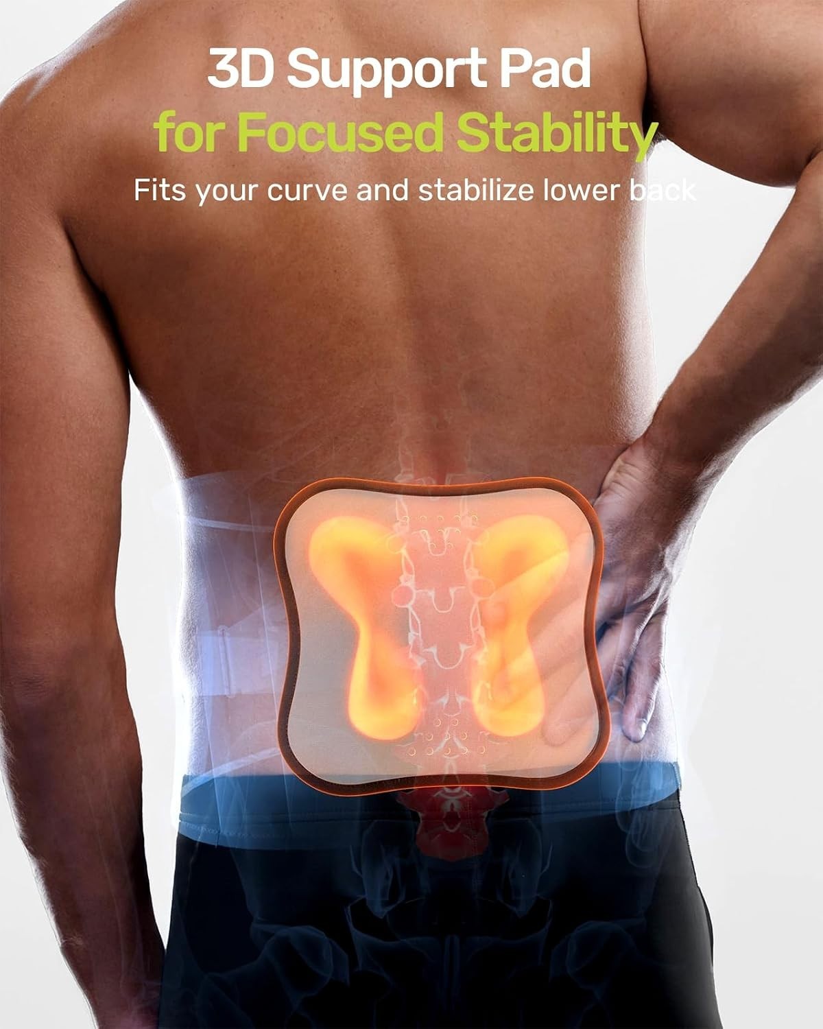Adjustable Back Brace Relieves Lower Back Pain