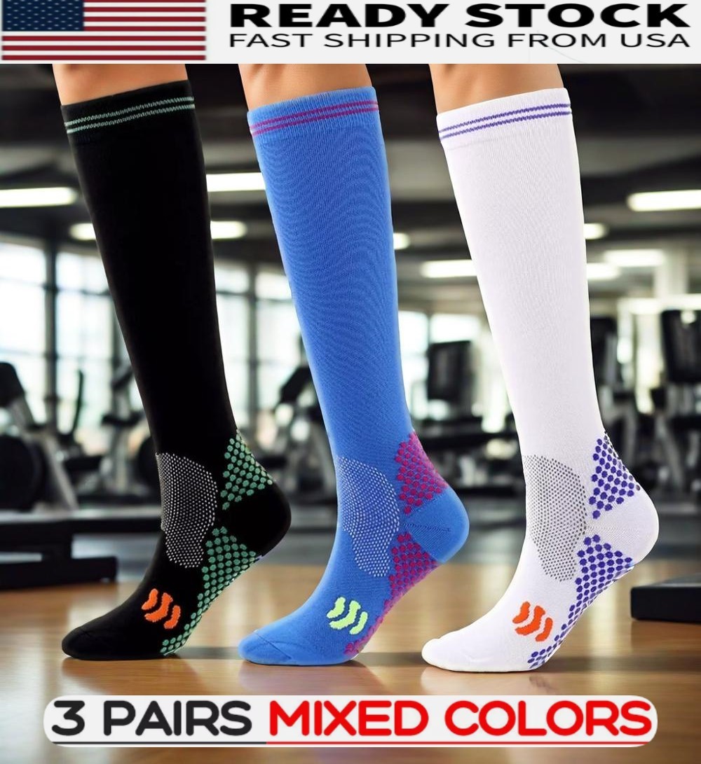 20-30mmHg Compression Stockings Medical Varicose Vein Relief Support Knee High