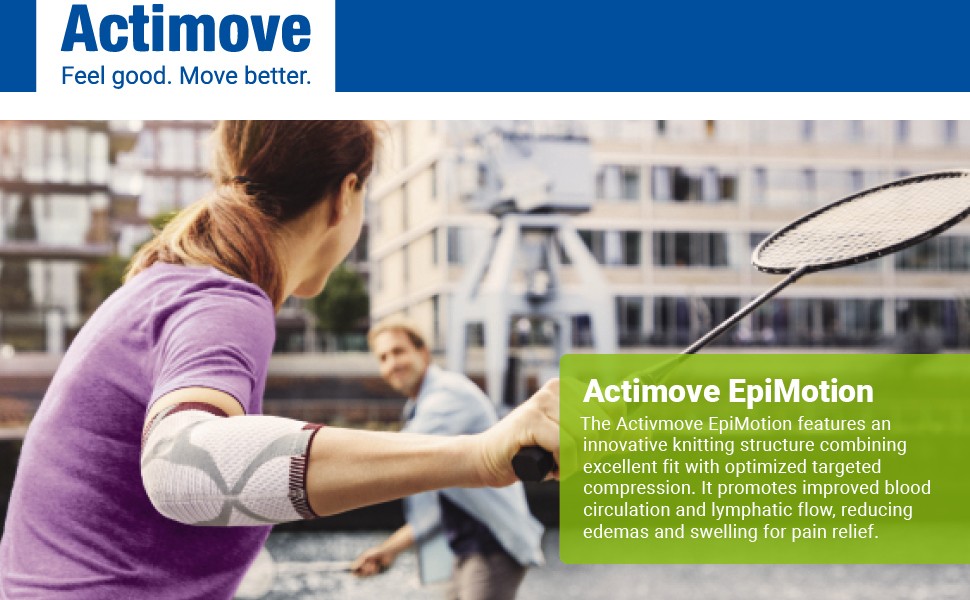Actimove EpiMotion Elbow Support, (Size: XS) White