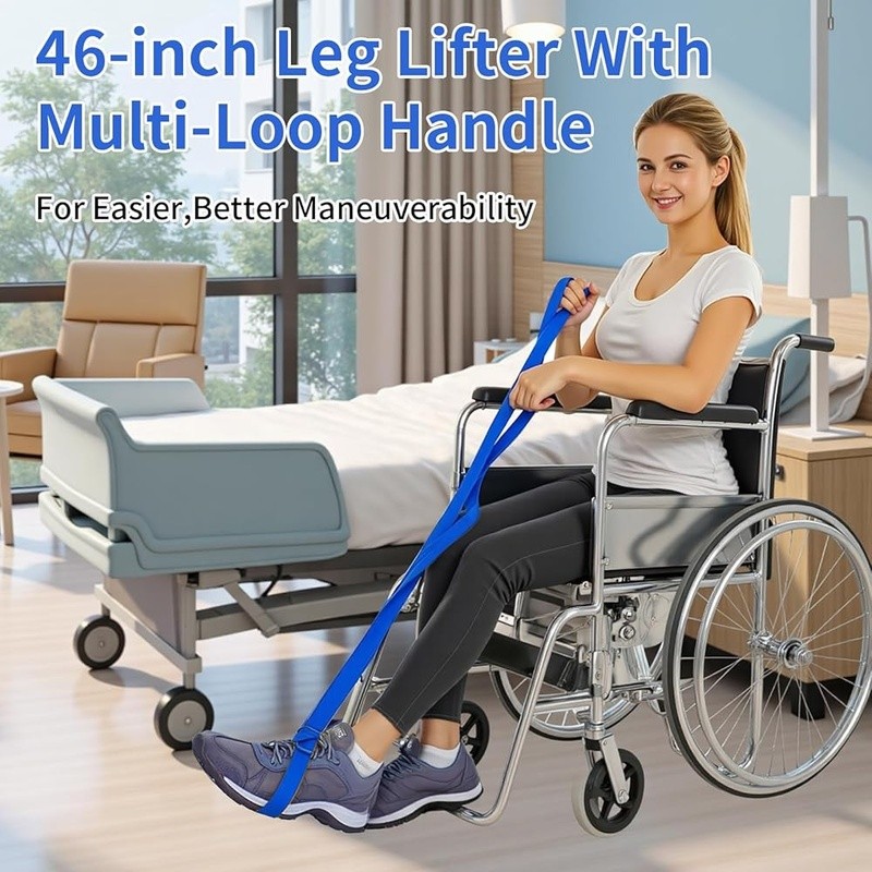 Extra Wide Flexible Leg Lifter Safe Easy Mobility after Hip Knee Surgery New