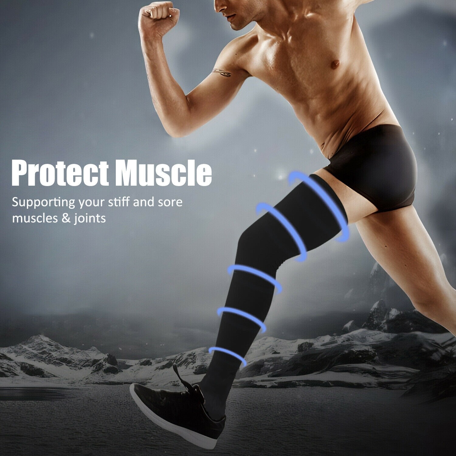 Thigh High Support Medical Compression Stockings 30-40 mmHg Varicose Vein Socks
