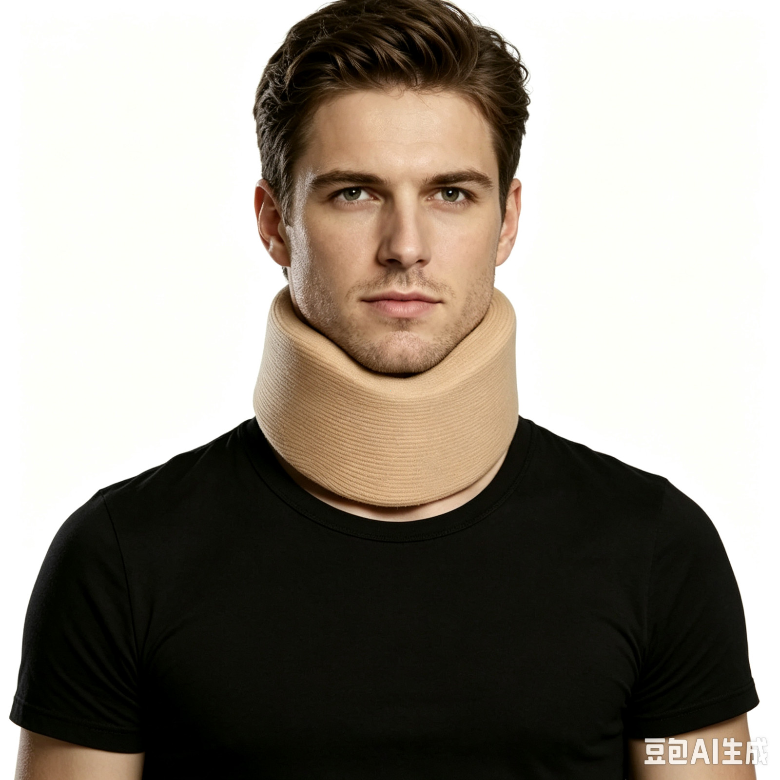 Neck Support Brace Cervical Collar,Soft Foam Stabilizer for Pain Relief,Sleeping