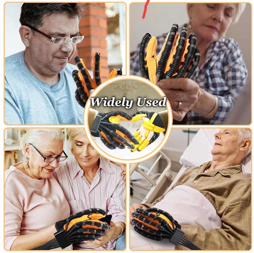 Rehabilitation Robot Glove for Stroke Hand Finger Recovery, Rechargeable Left M