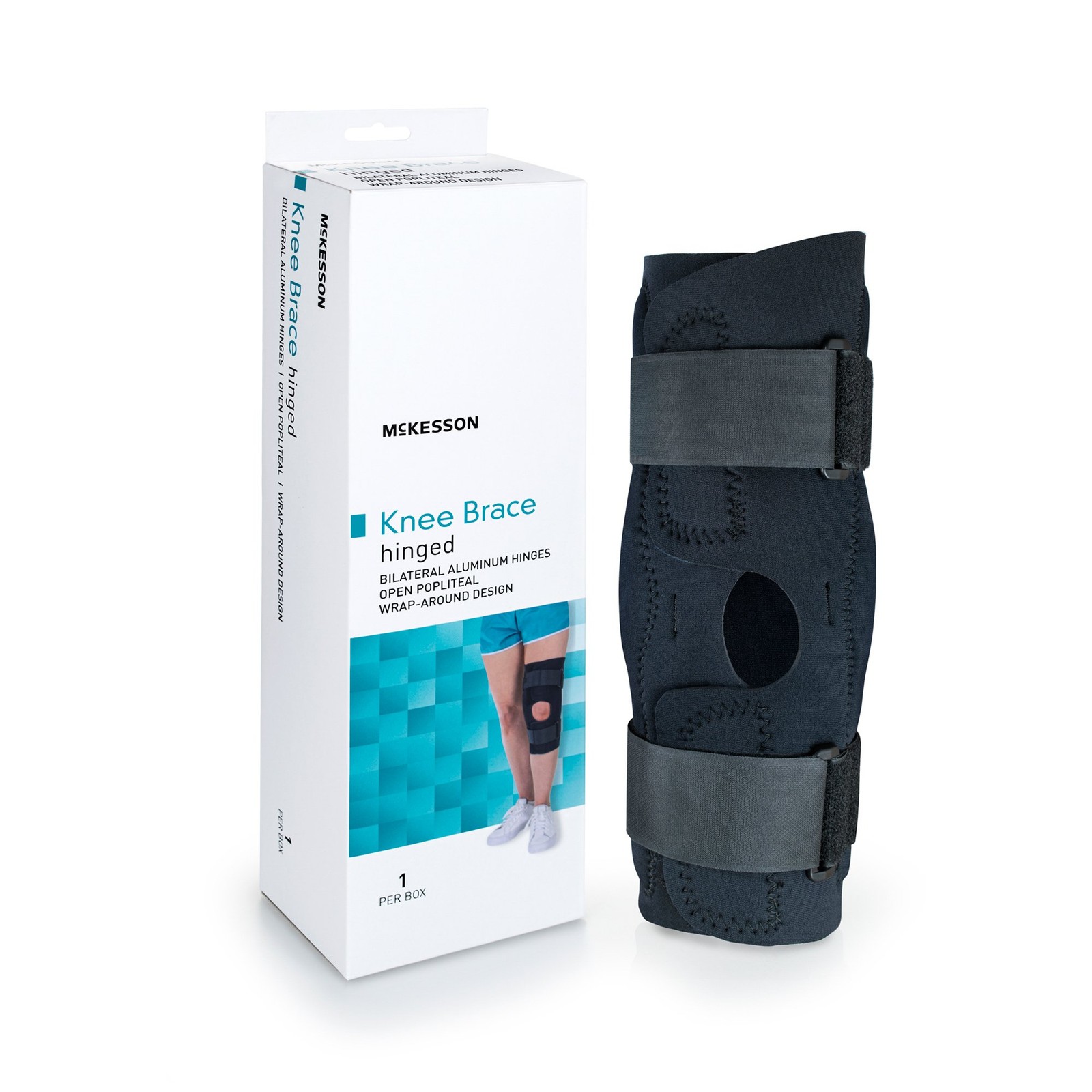 McKesson Neoprene / Elastic Knee Brace L 1 Each