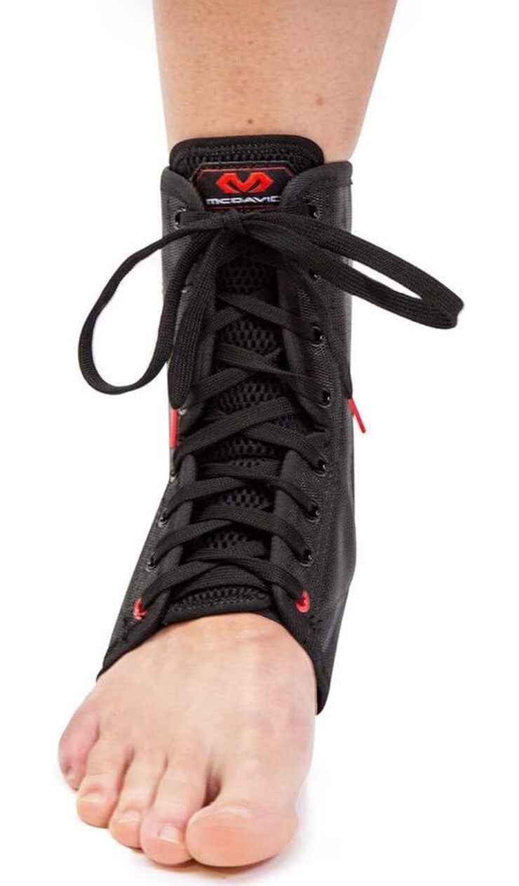 McDavid Lightweight Ankle Brace Lace Up With Stays Maximum Support Level 3 Large
