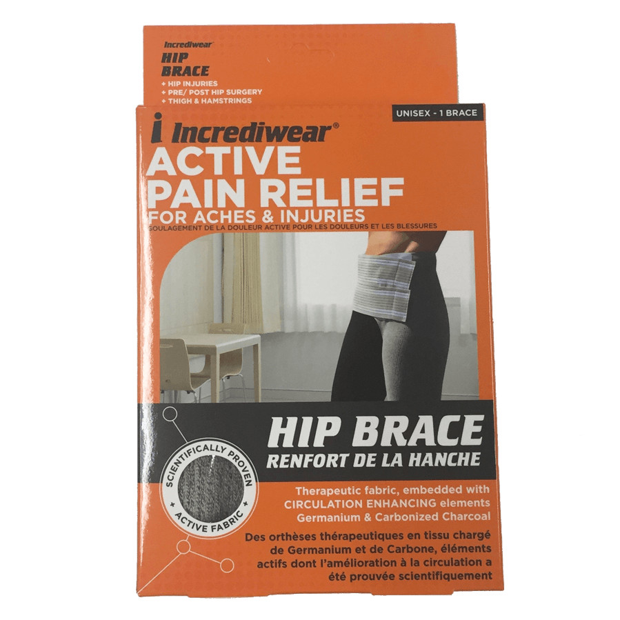 Incrediwear Hip Support Brace Left or Right All Sizes, S, M, L, XL, XXL – NEW