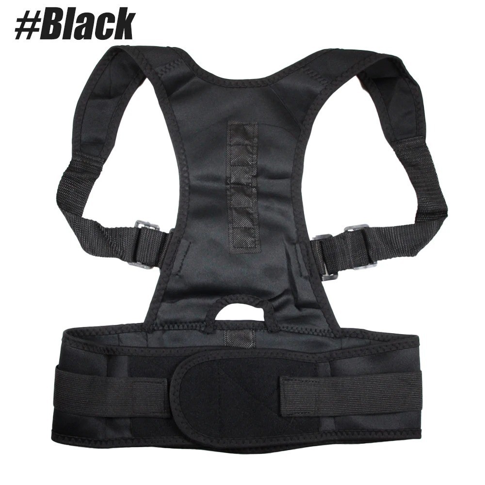 Posture Corrector Support Magnetic Back Shoulder Brace Belt Band For Men Women