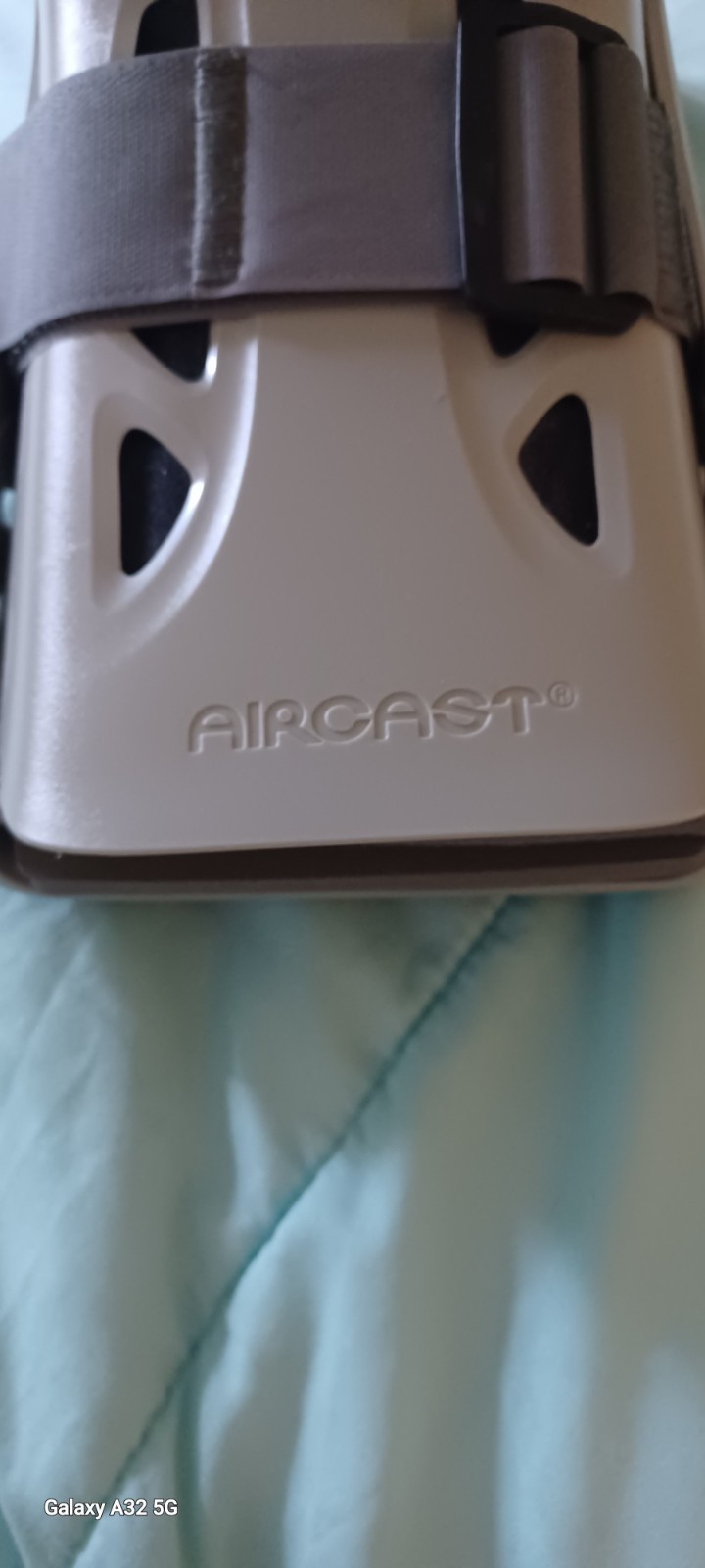 Aircast Adjustable Walker Boot XL Gray/Blue Plastic for Ankle/Foot Stabilization