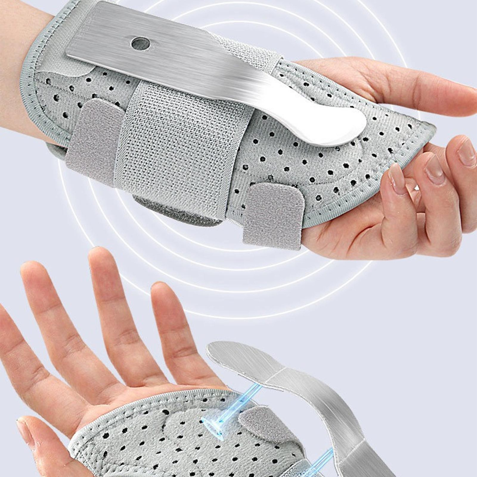 NEW Wrist Brace For Carpal Tunnel – Adjustable Night Support Brace With Splints
