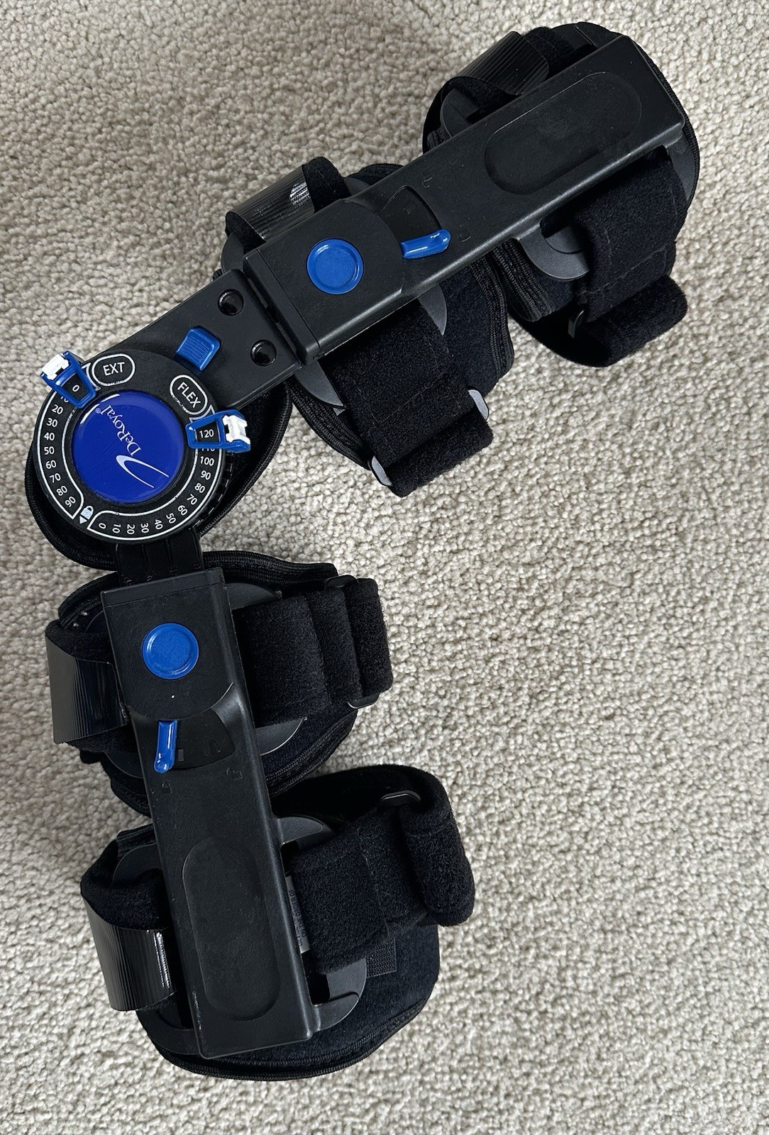 DeRoyal WARRIOR® POST-OPERATIVE/ UCL INJURY — ELBOW BRACE (for LEFT arm)