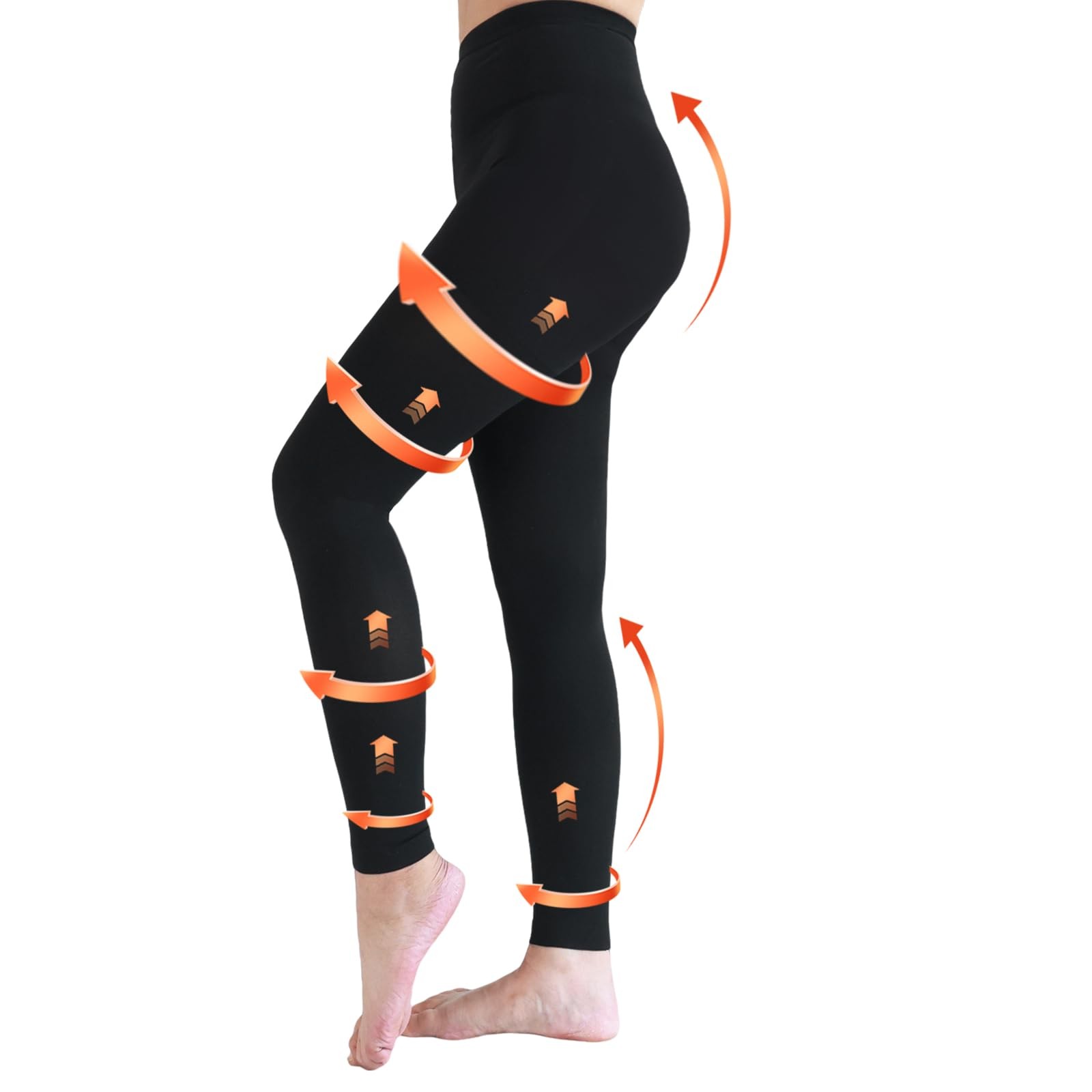 Medical Compression Leggings for Women & Men, 2030mmHg Compression Tights