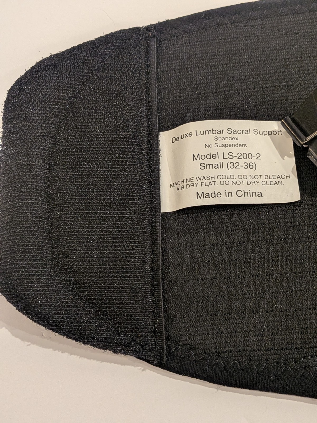 Comfortland Deluxe Back Support Lumbar Sacral LS-200-2 Small (32-36″ Waist) EUC