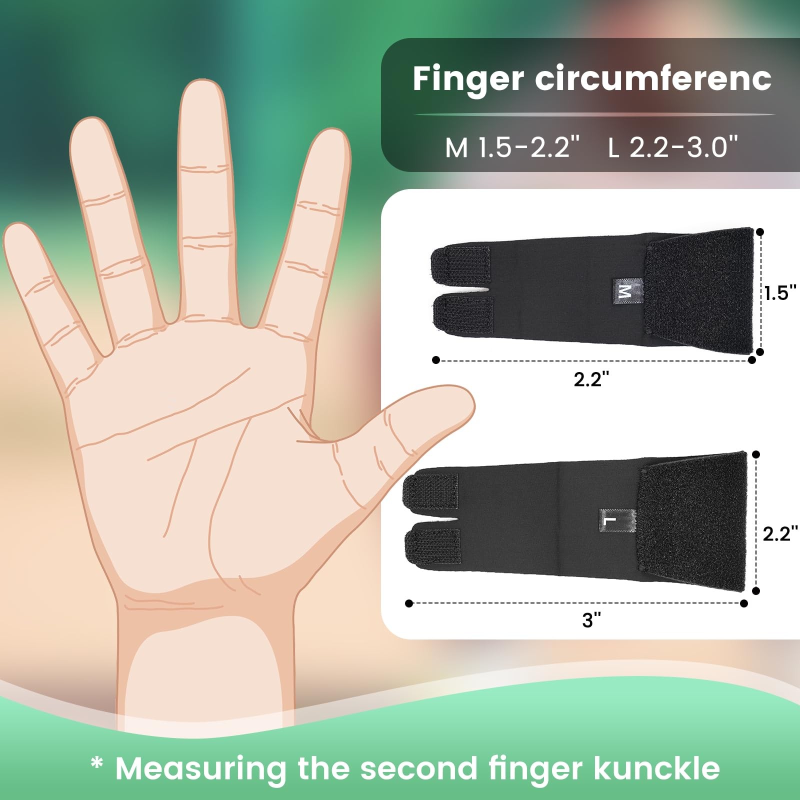 Finger Splint Buddy Straps, 2PCS