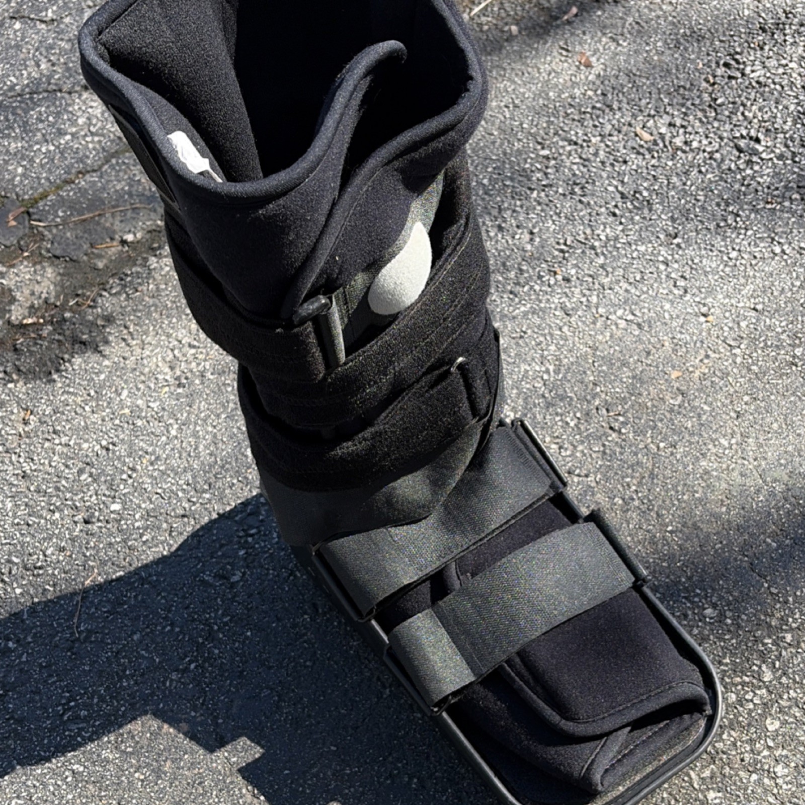 DJO Maxtrax X-Large Adjustable Walking Boot Black Immobilization 13-6400-5-06000