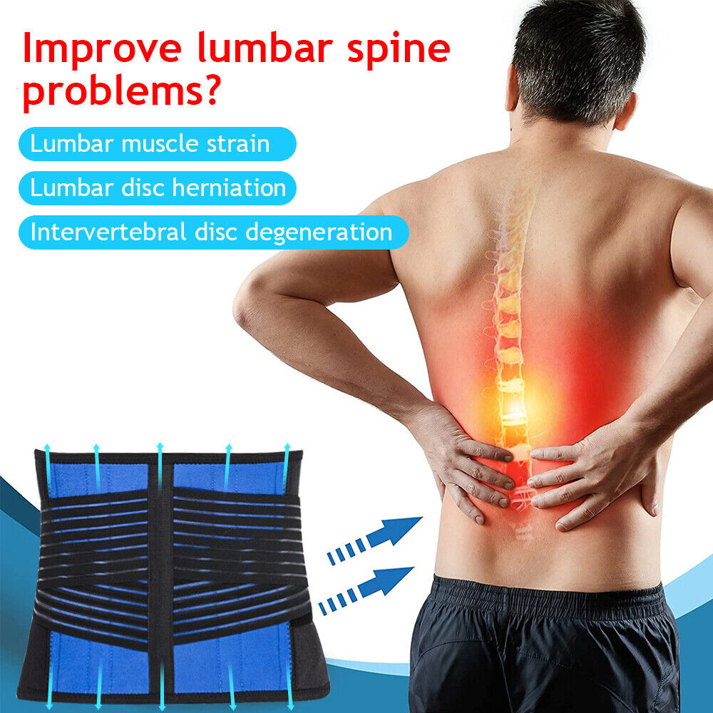 Umbilical Navel Hernia Support Belt Lumbar for Men and Women Abdominal Binder @