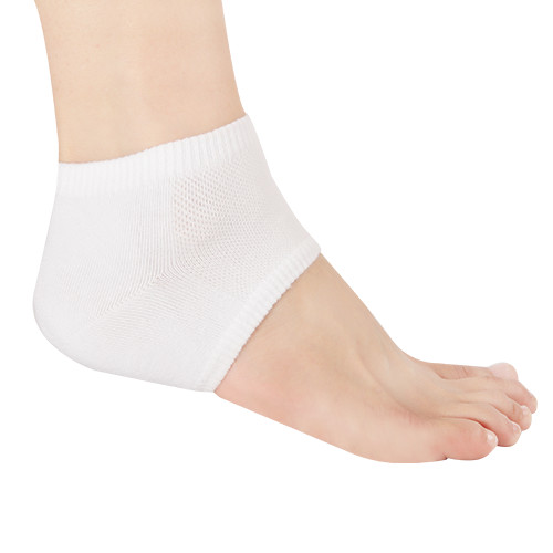 AT Surgical Softens and Comfortable Moisturizing Gel Heel Socks, One Pairs