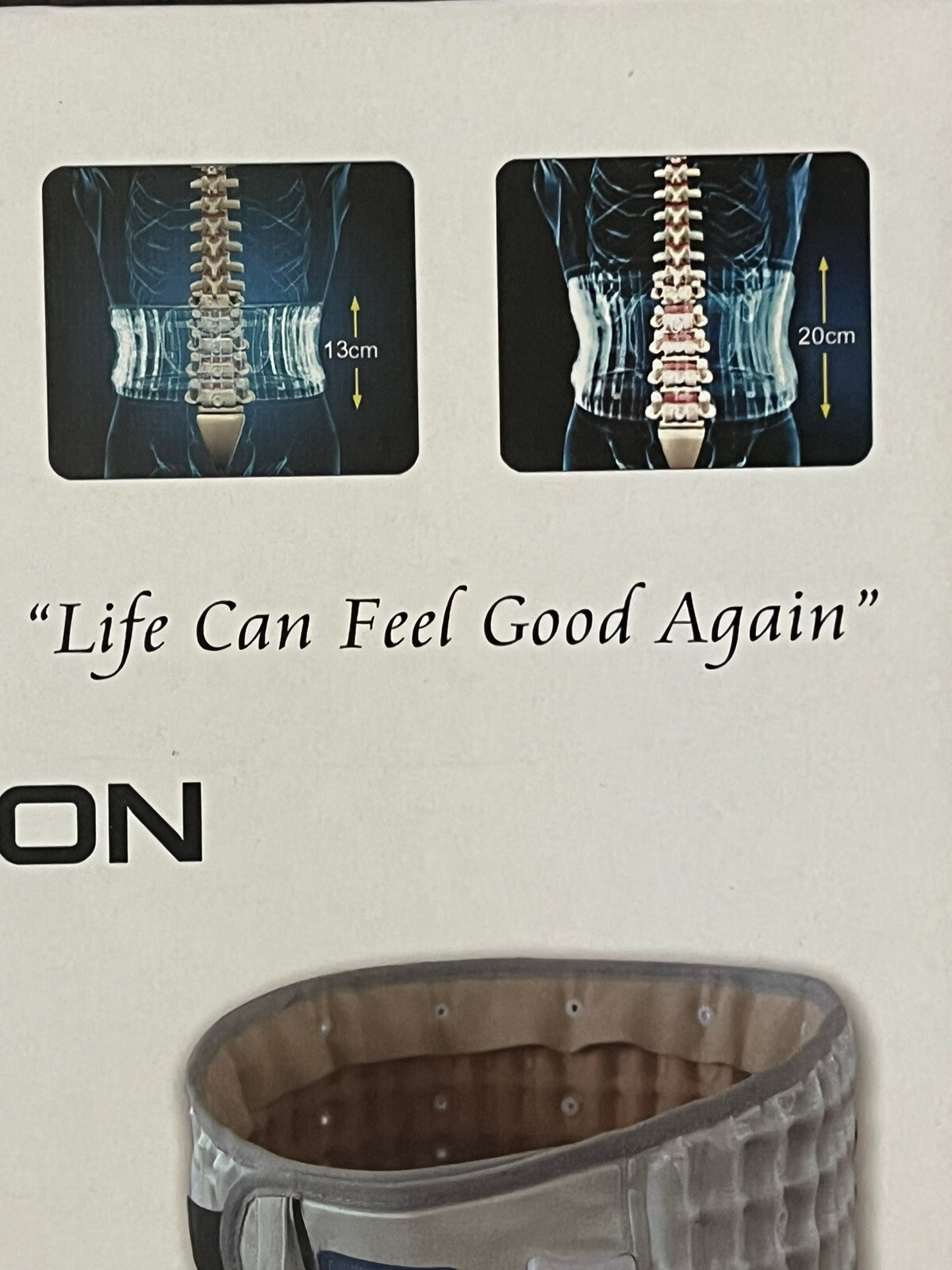 Z-Grav Decompression System Belt For Back Pain Relief Size XL