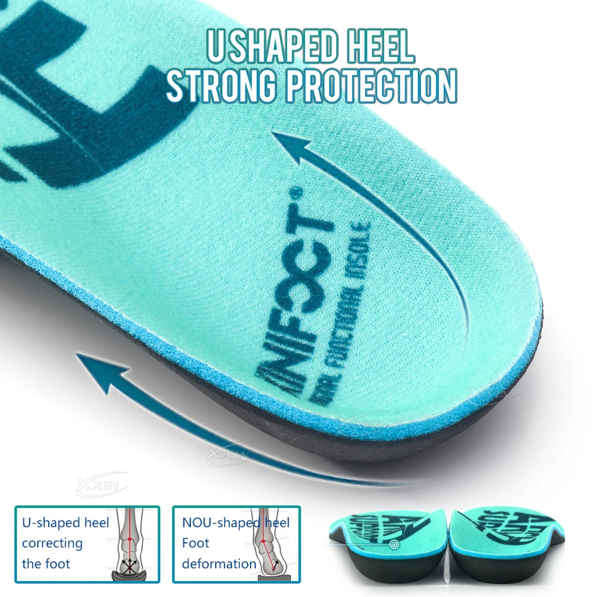 Arch Support Insole Orthopedic Insole Men Women Sport Shoe Insert Flat Foo